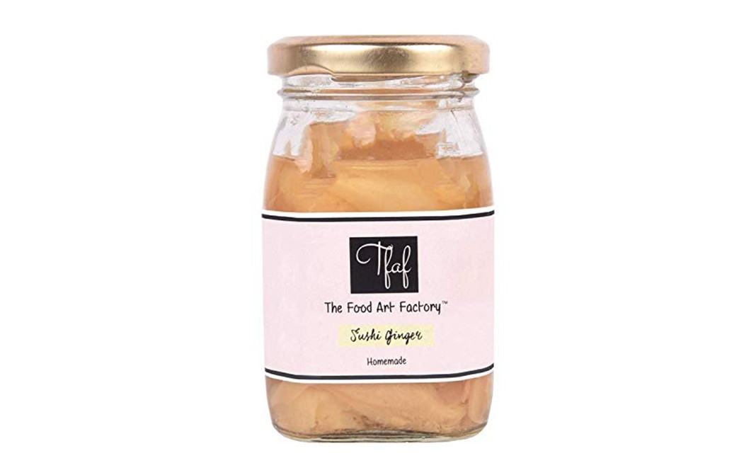 The Food Art Factory Sushi Ginger    Glass Jar  180 grams